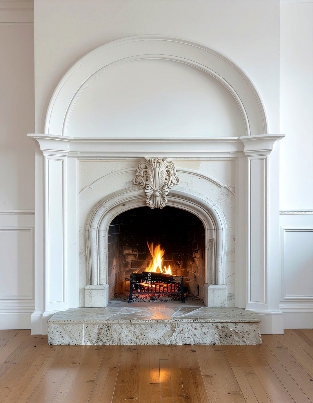 Arched Fireplace Opening - 30 fireplace surround ideas