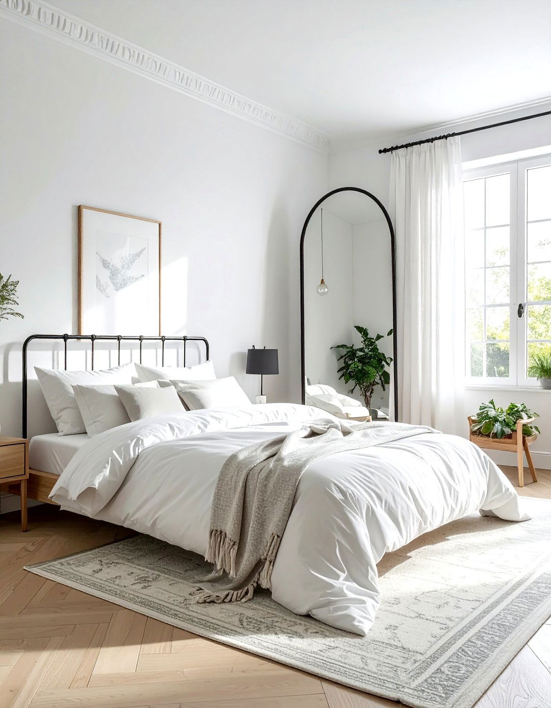 Arched Floor Mirror - 30 statement piece ideas