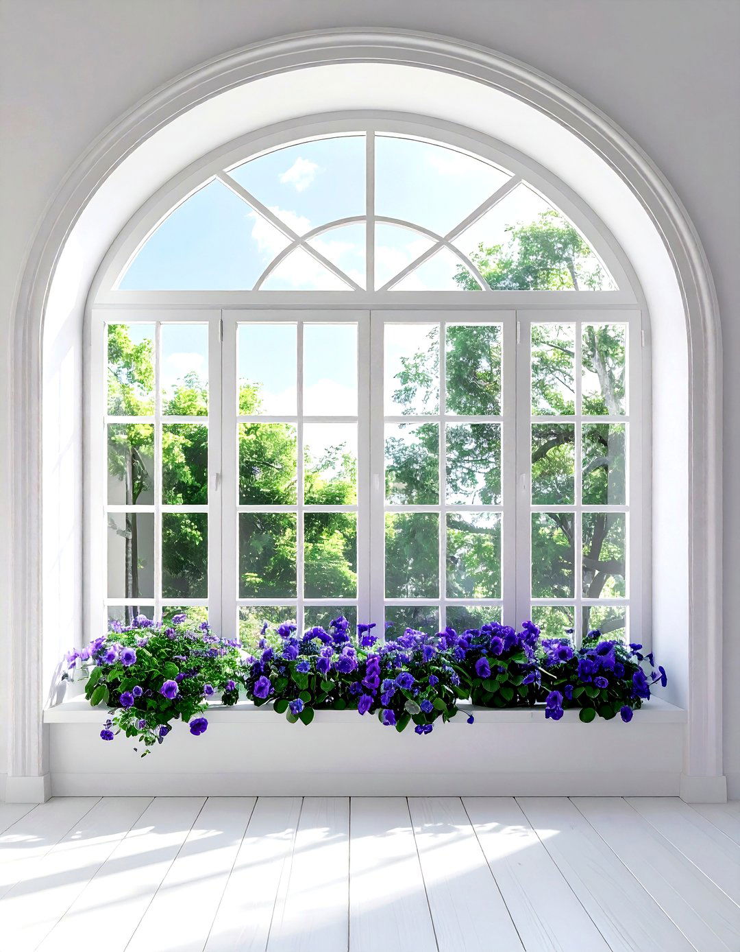 Arched Garden Window - 30 kitchen garden window ideas