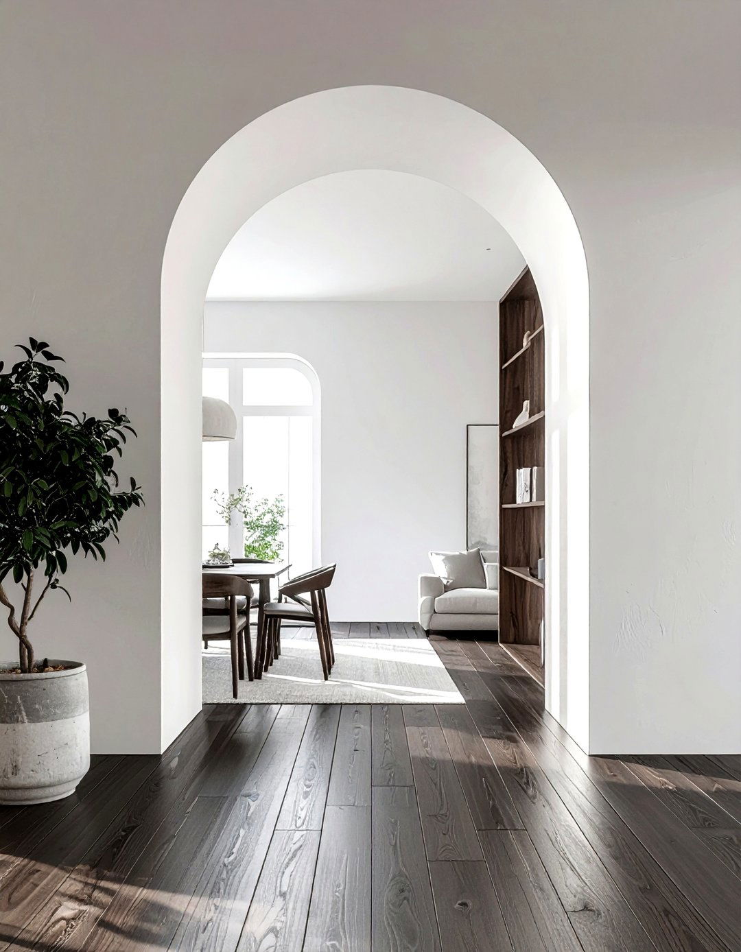 Arched Interior Doorway - 30 House Beautiful decor ideas