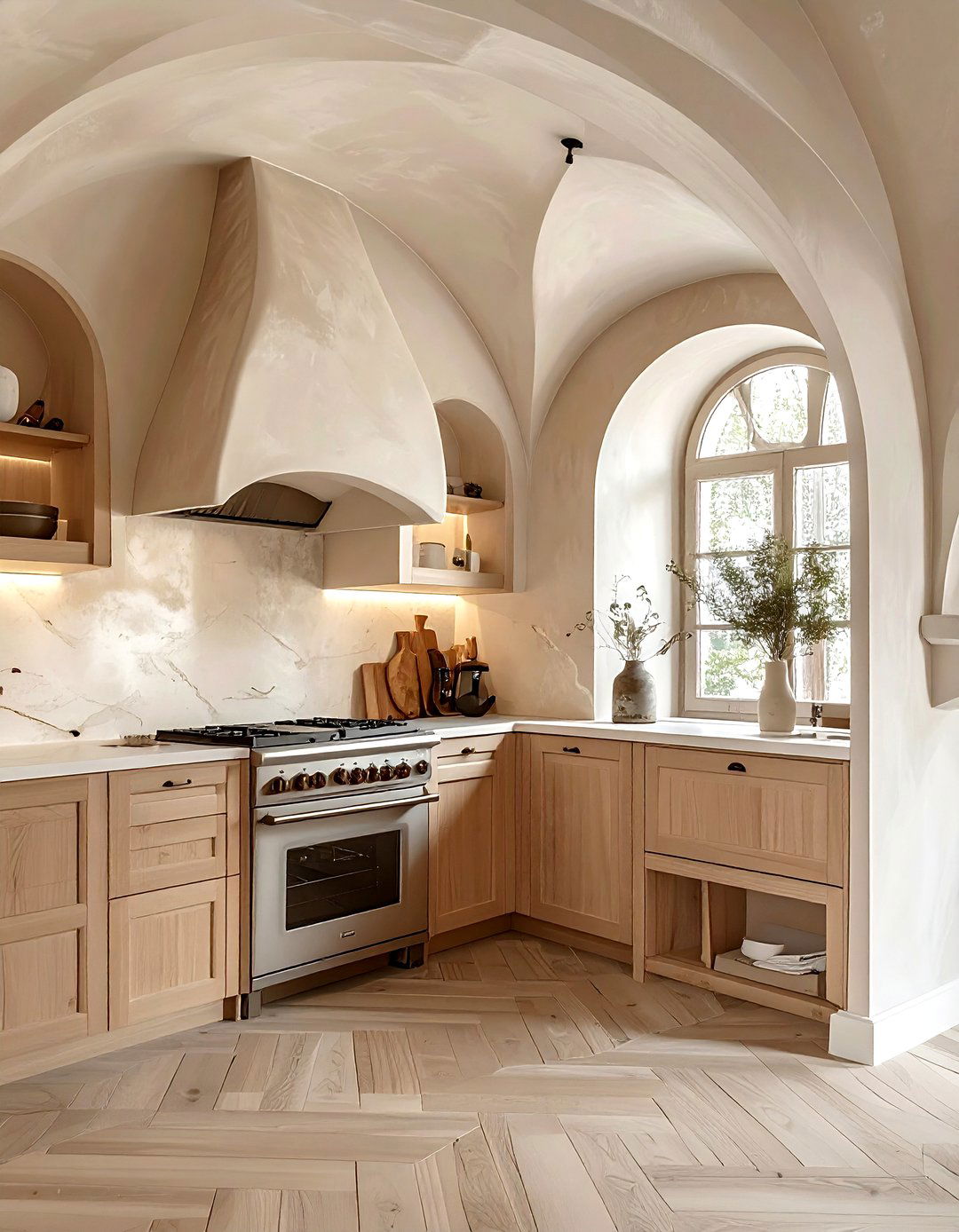 Arched Kitchen Entrance - 30 kitchen soft settings