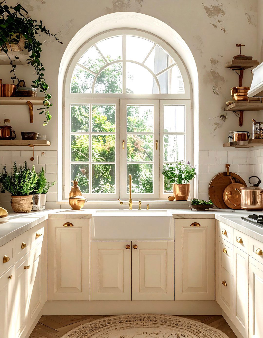 Arched Kitchen Window - 30 kitchen window design ideas