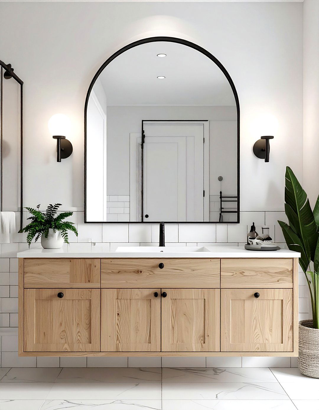 Arched Mirror - 30 viral bathroom ideas
