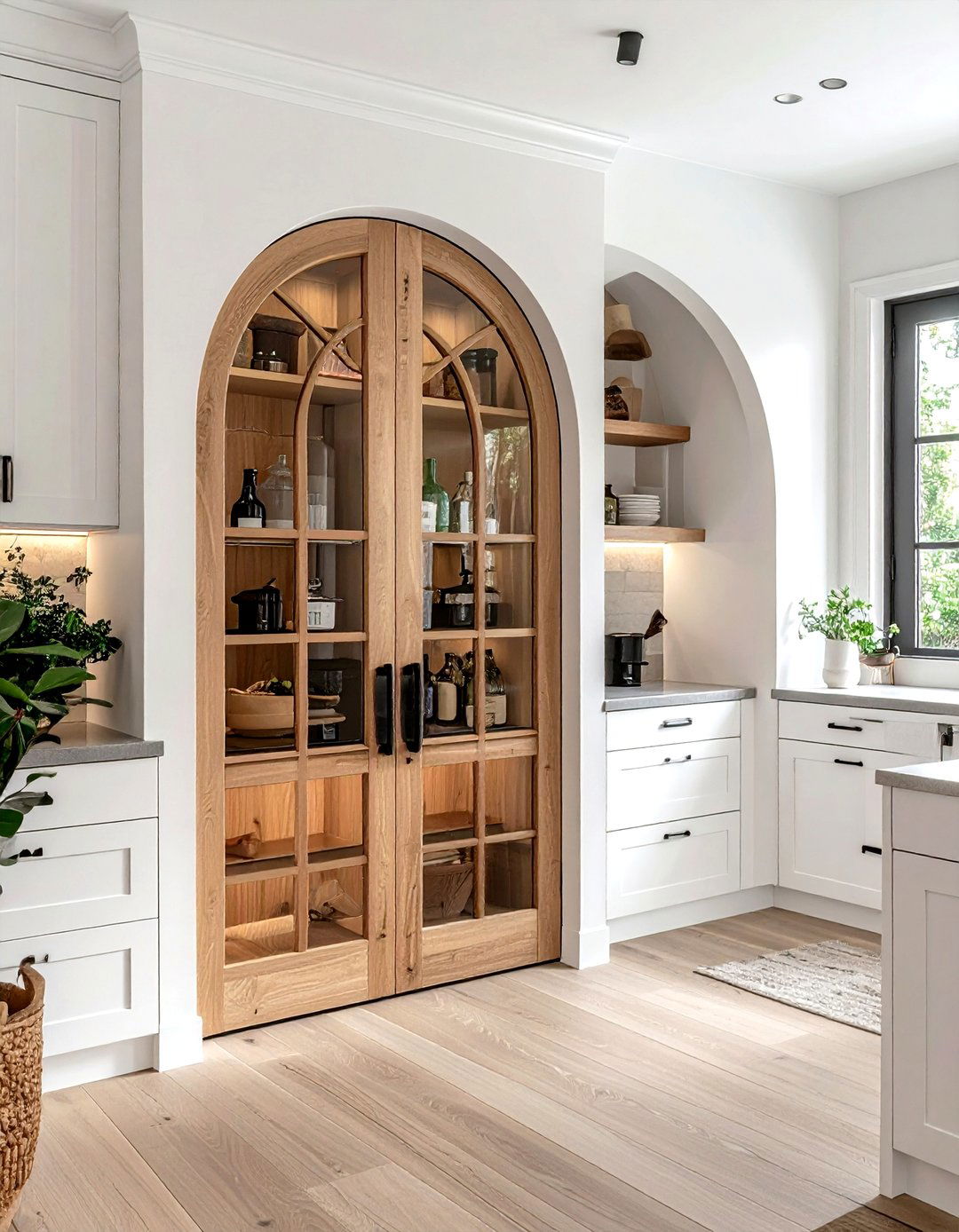 Arched Pantry Door - 30 kitchen statement piece ideas