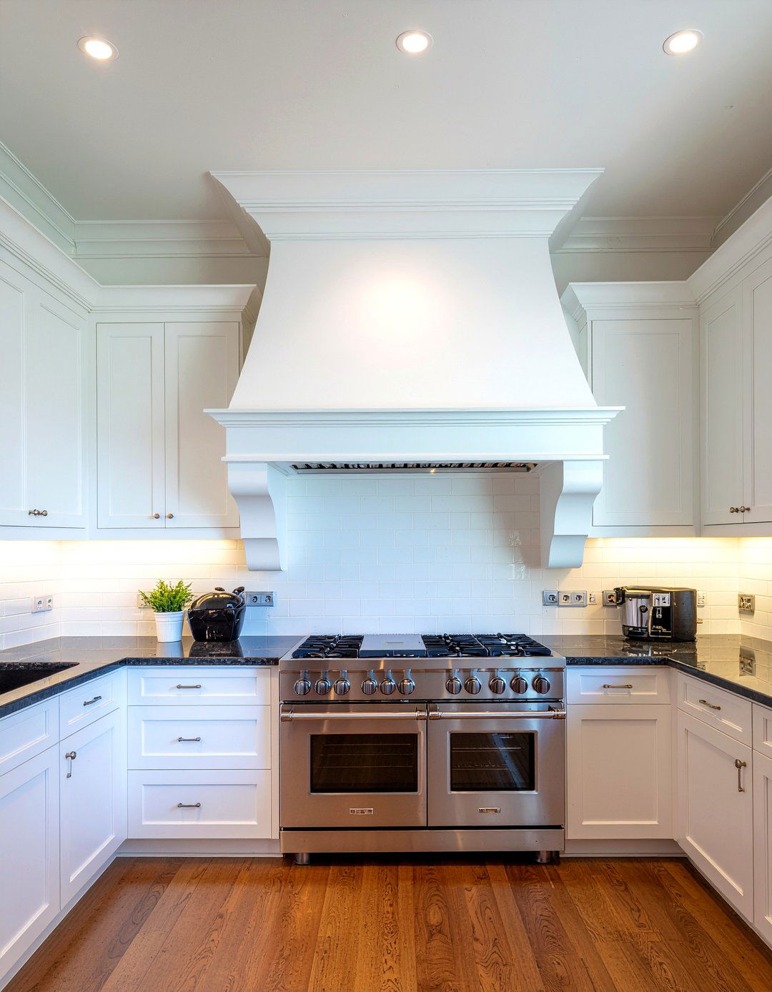 Arched Plaster Vent Hood - 30 plaster hood kitchen ideas
