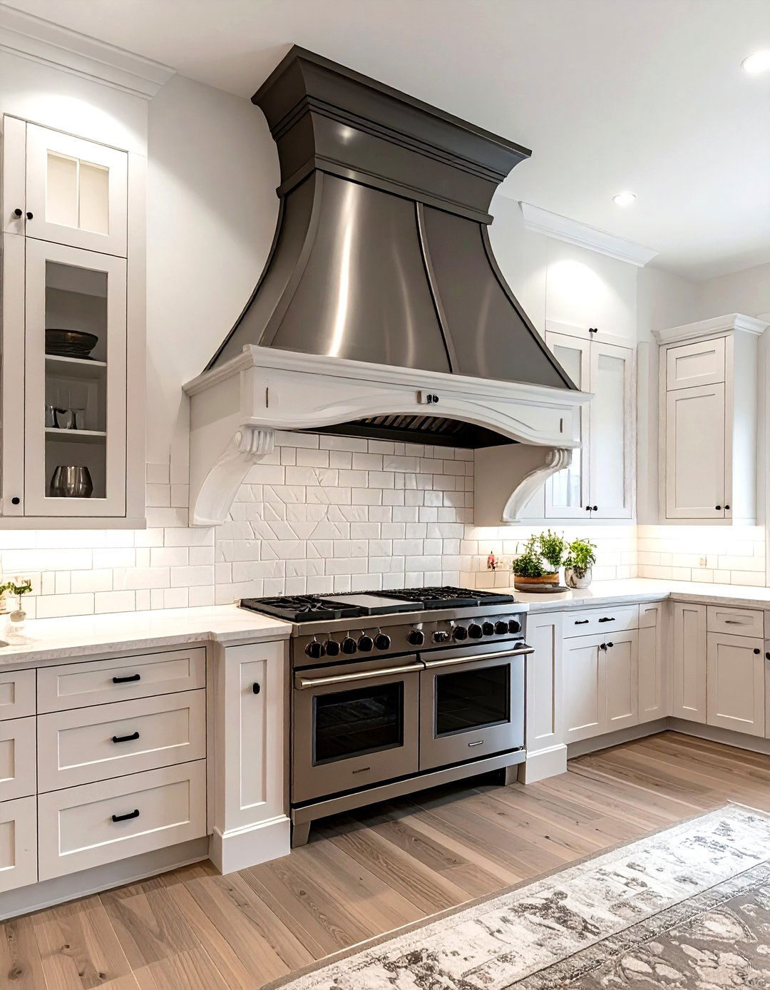 Arched Range Hood - 30 kitchen hood ideas