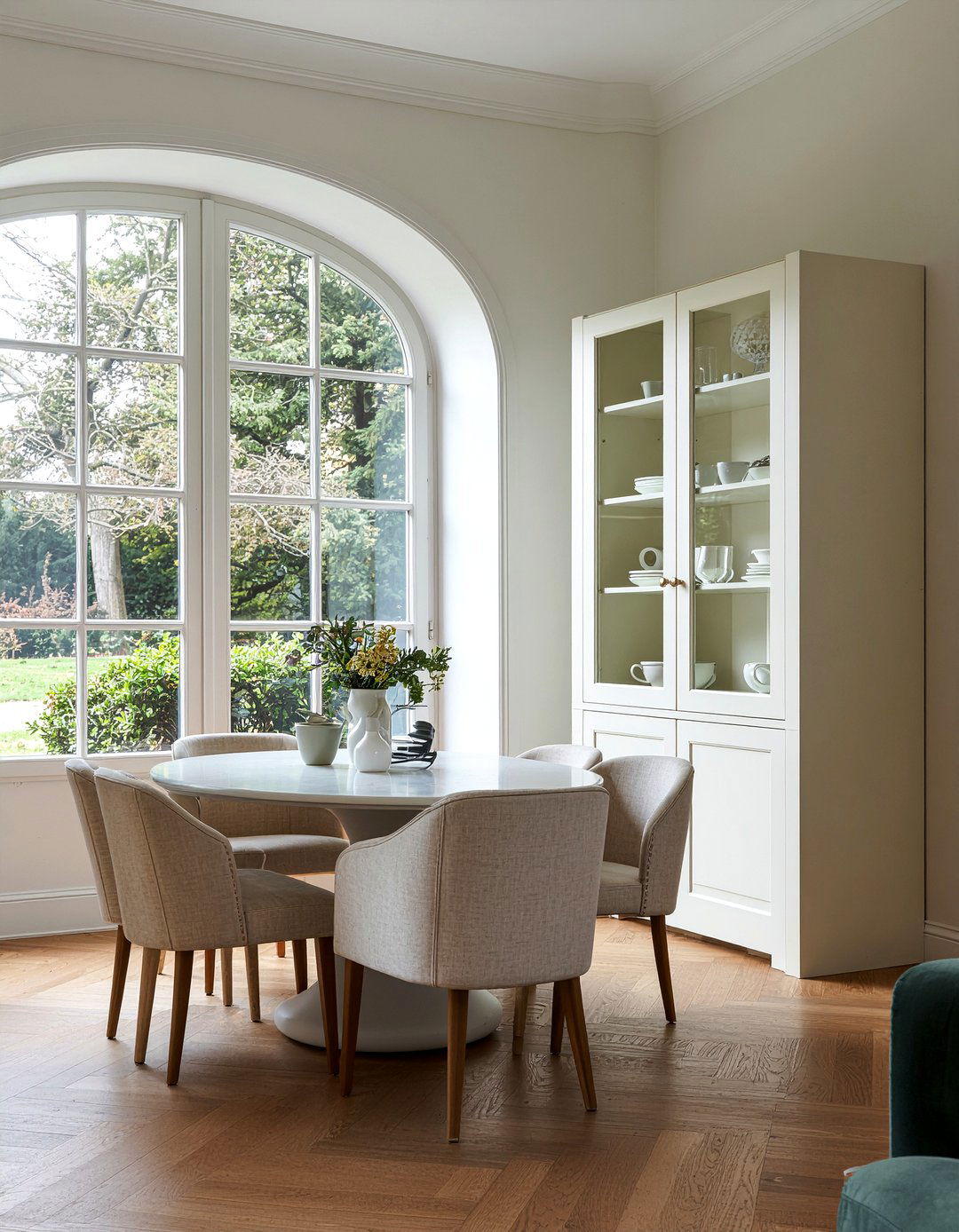 Arched Top Cabinet - 30 dining room storage cabinet ideas