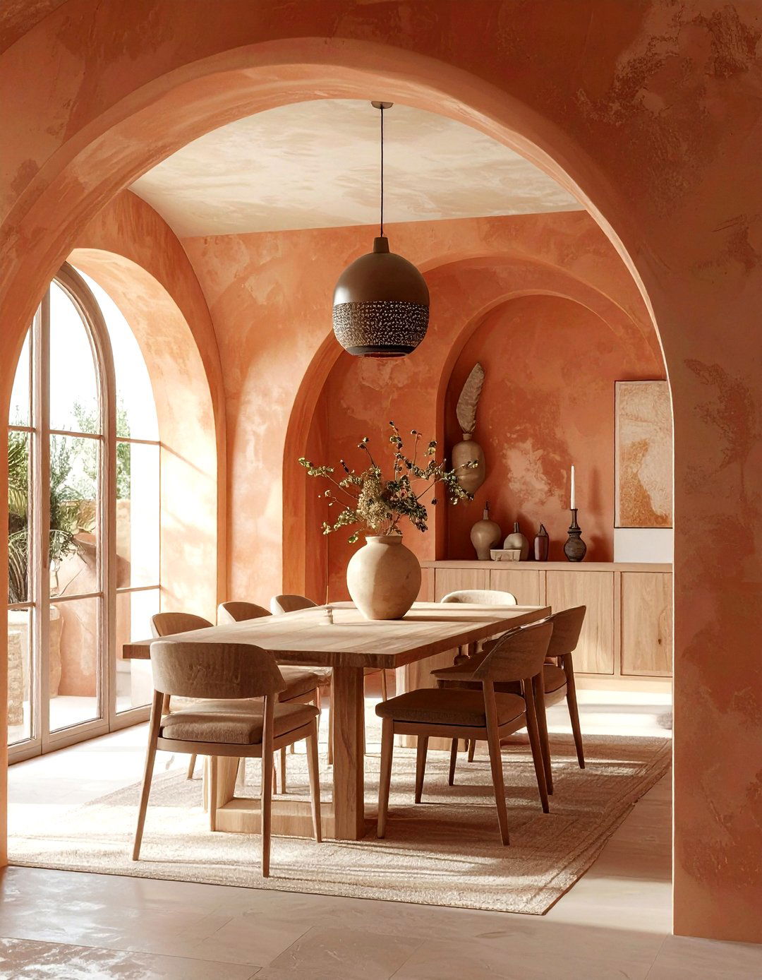 Arched Wall Alcoves - 30 dining room wall storage ideas