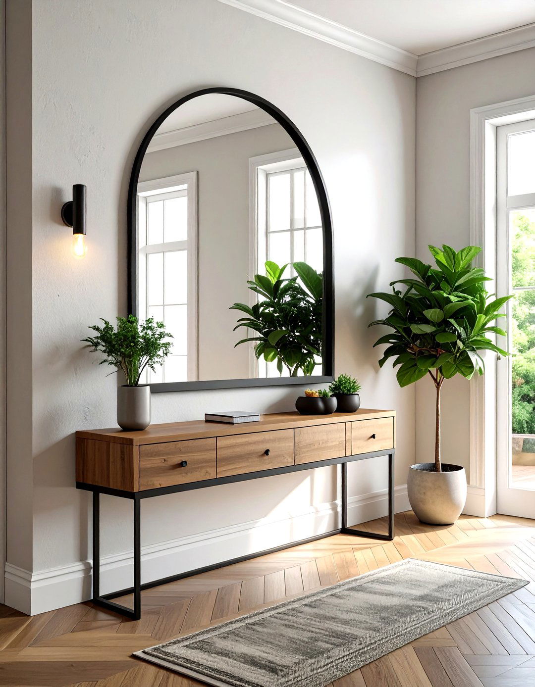 Arched Wall Mirror - 30 home update ideas