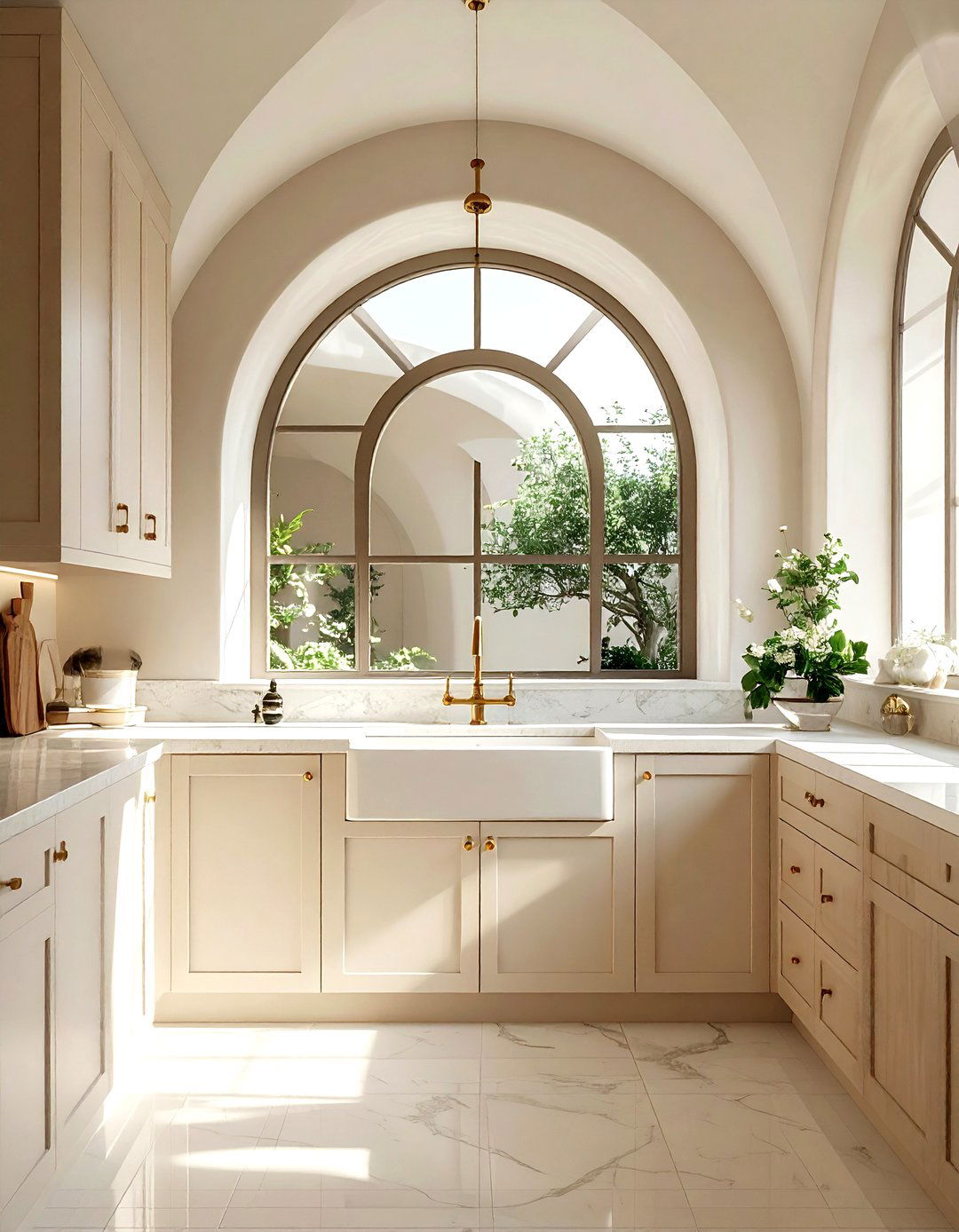 Arched Window Over Sink - 30 kitchen window over sink ideas