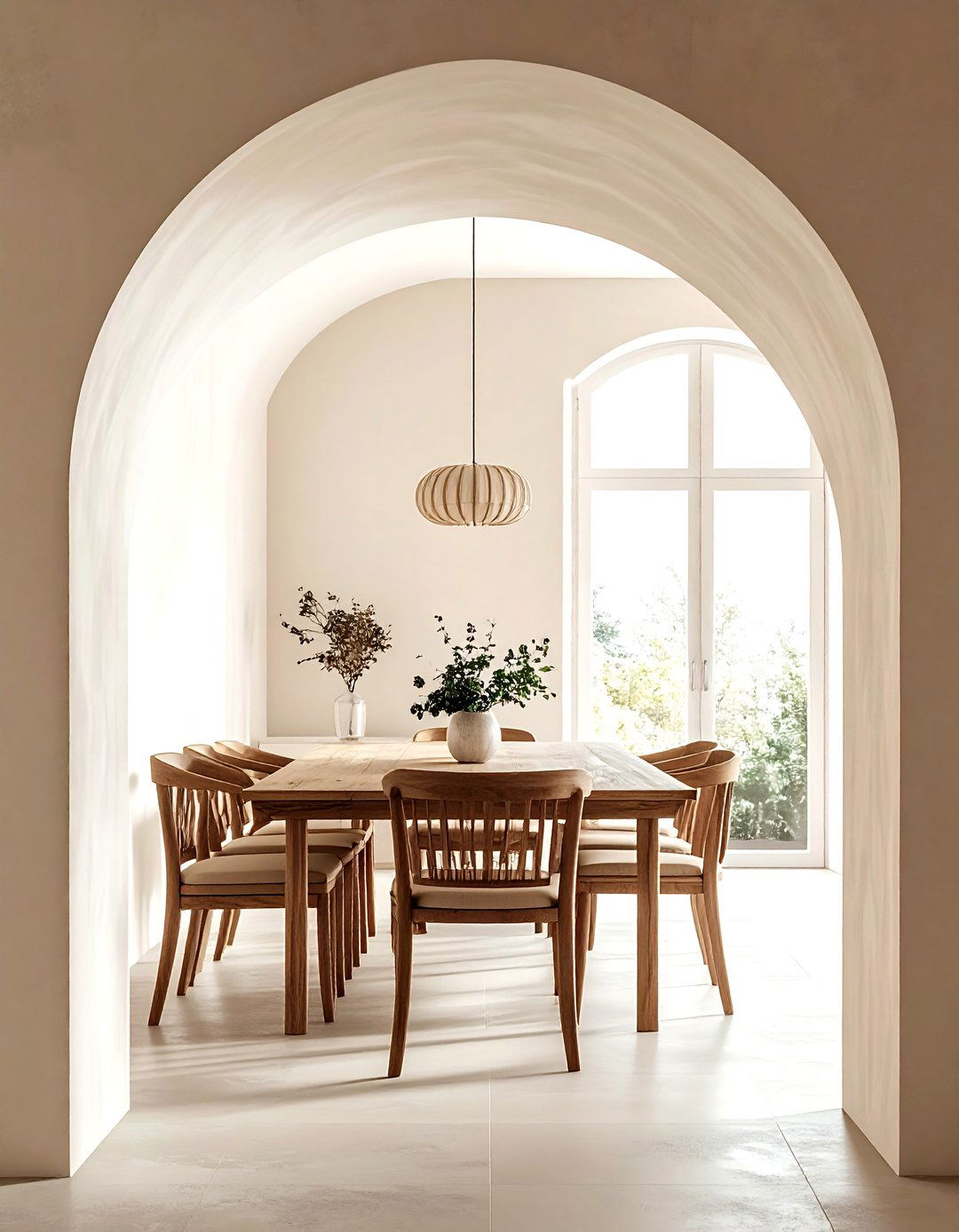 Arched dining room opening - 30 pass-through dining room ideas