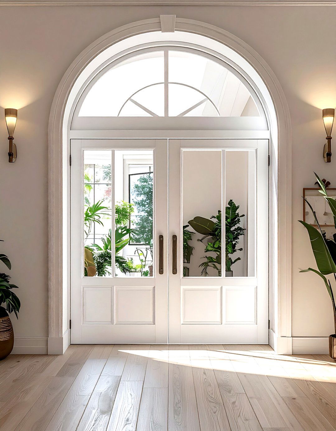 Arched doorway with pocket door - 30 kitchen arch ideas
