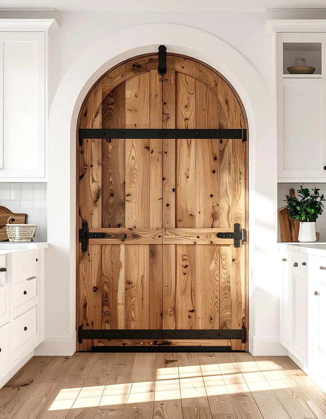 Arched pantry door - 30 kitchen arch ideas