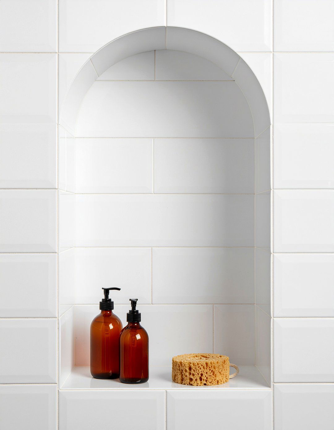 Arched shower niche - 30 bathroom trendy element ideas