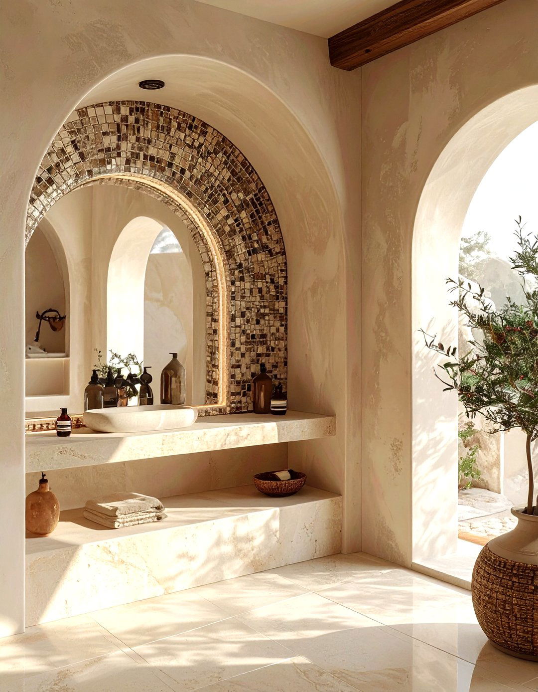 Arched shower niche - 30 tile niche ideas