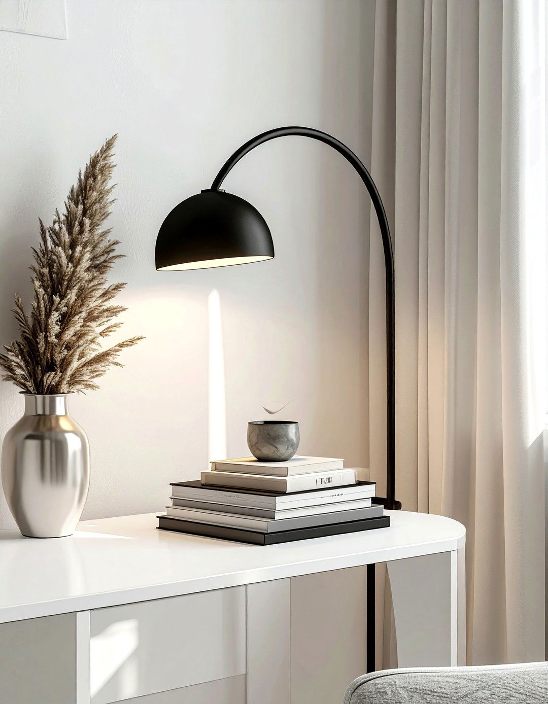 Arched table lamp - 30 lamp ideas