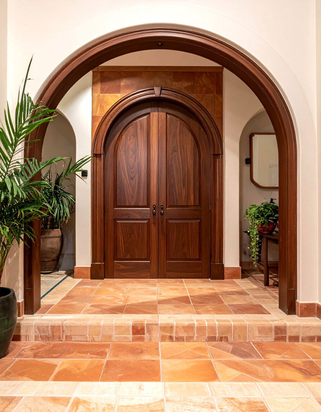 Arched top pocket door - 30 bathroom pocket door ideas