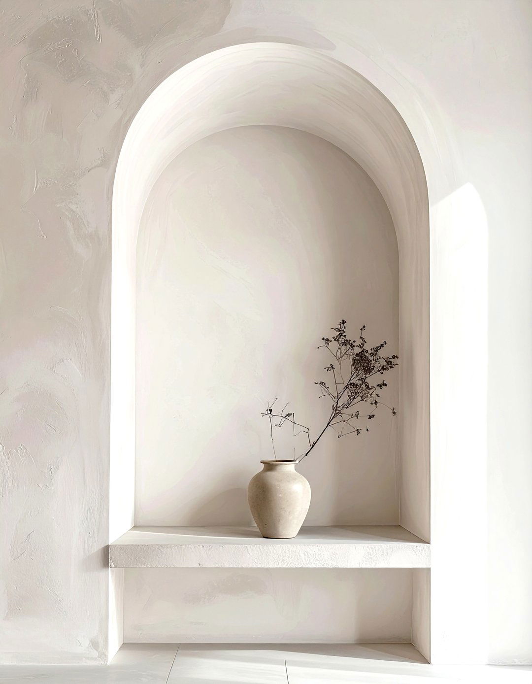 Arched wall niche - 30 beautiful home decor ideas