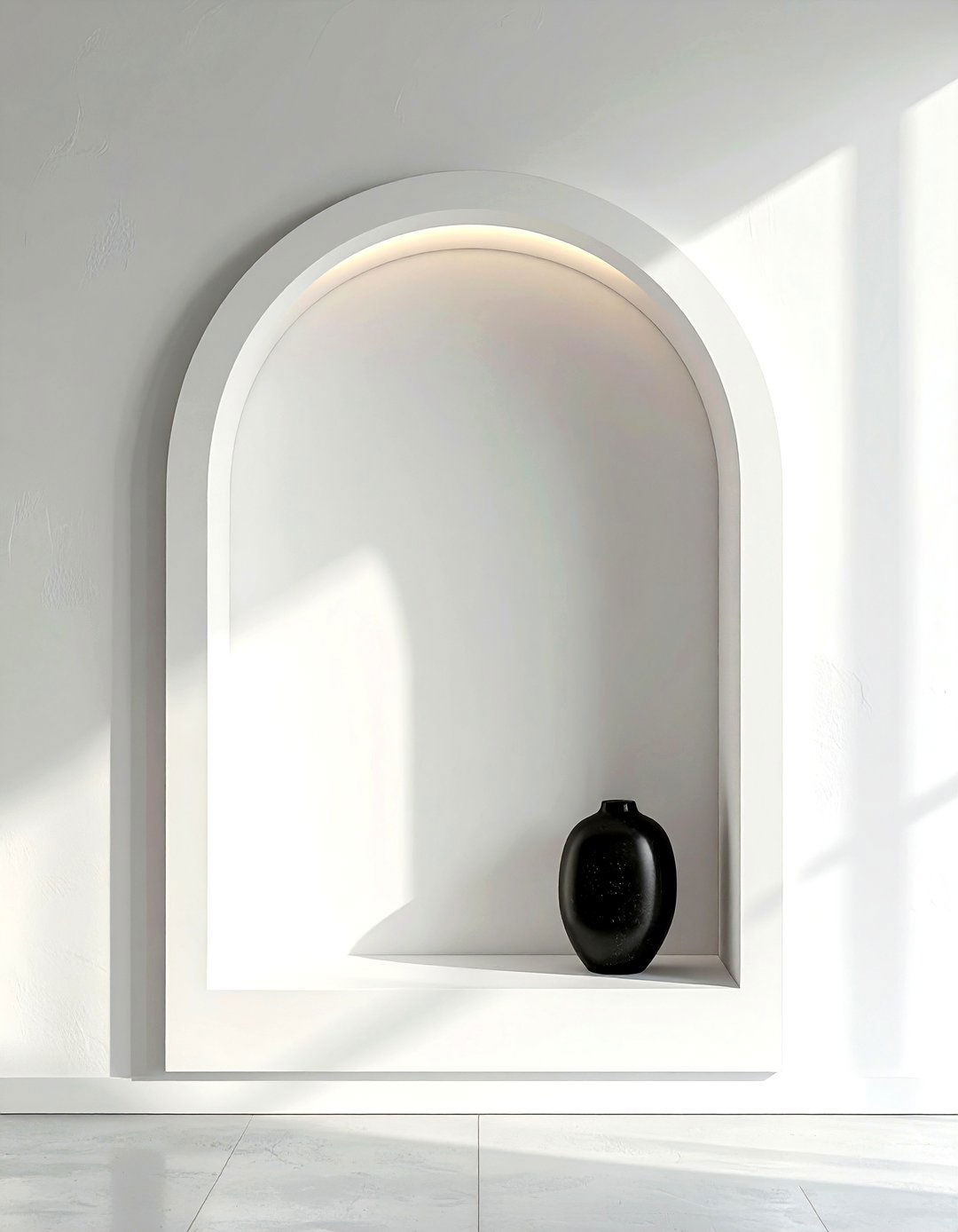 Arched wall niche - 30 decor enhancement ideas