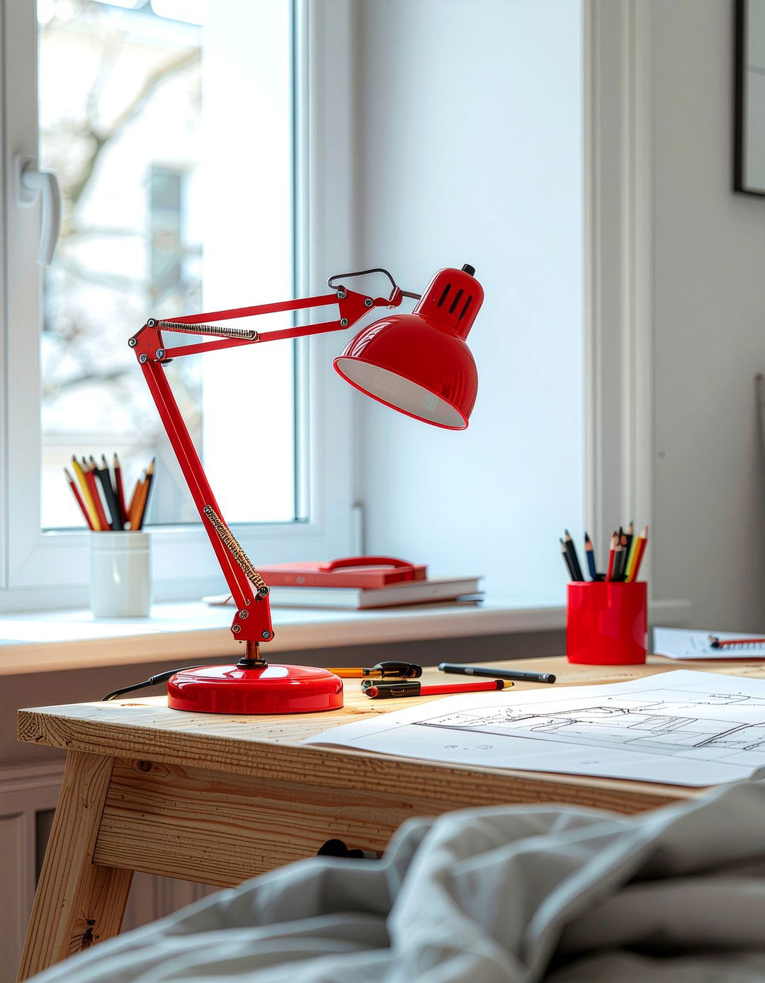 Architect Desk Lamp - 30 bedroom task lighting ideas