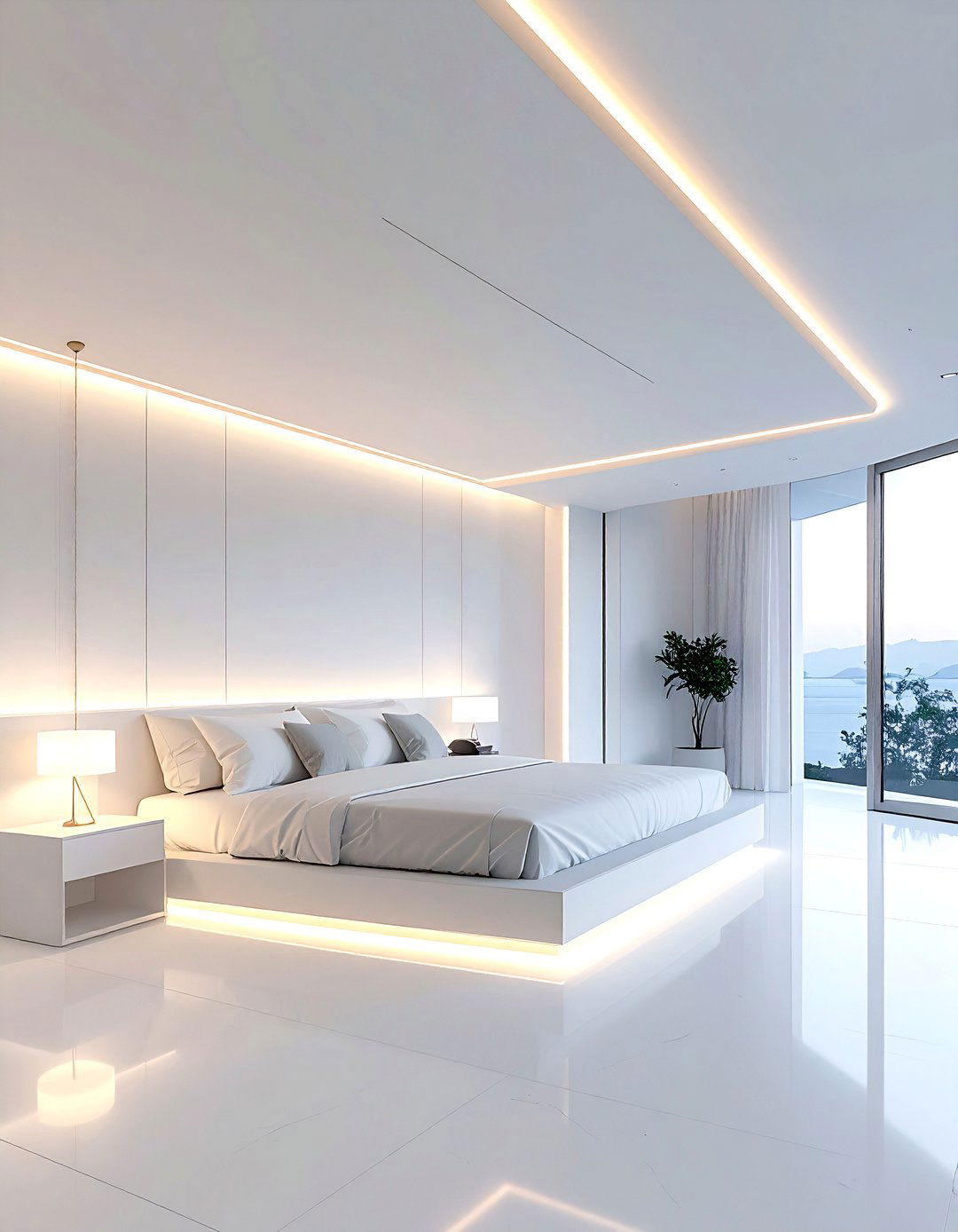 Architectural Perimeter Lighting - 30 bedroom lighting design