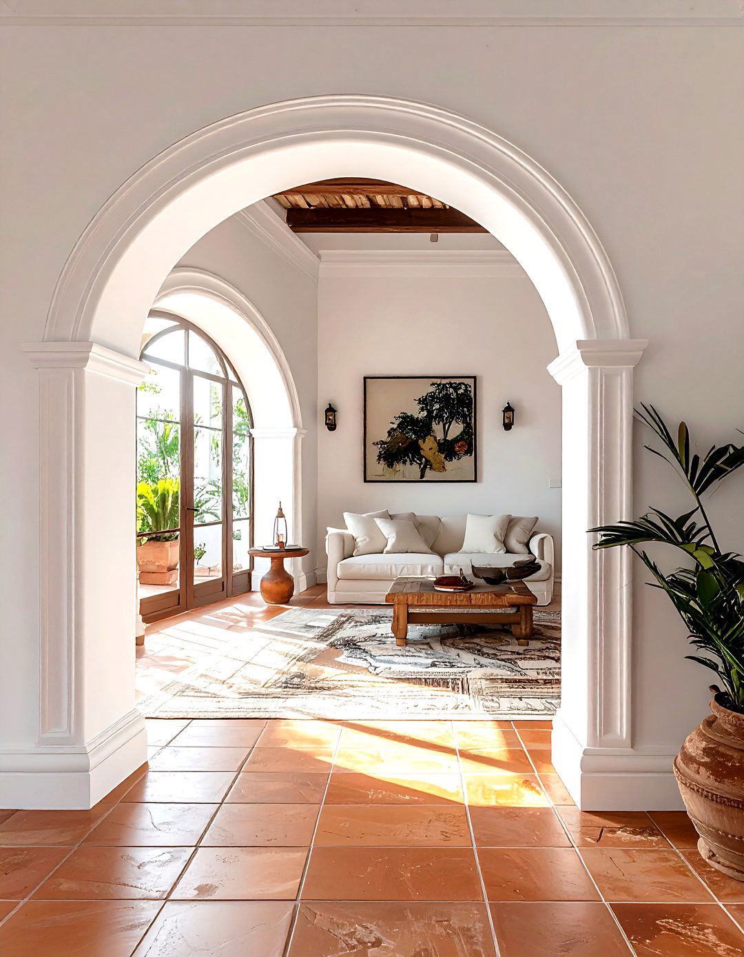 Archway Trim - 30 living room trim ideas