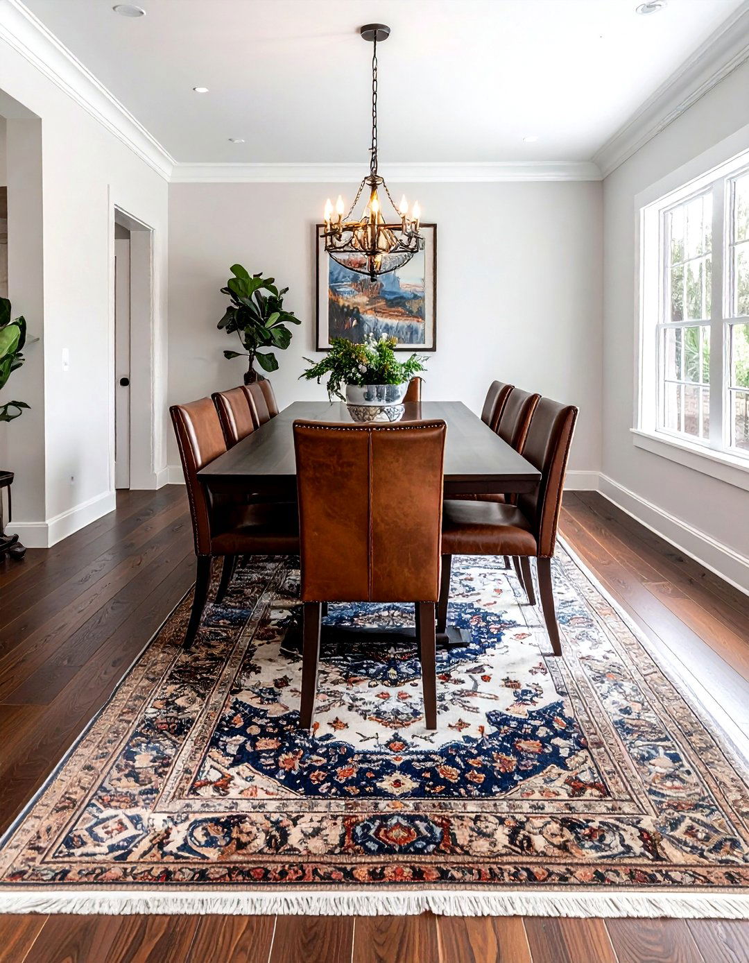 Area Rug To Define Dining - 30 oddly shaped dining room ideas