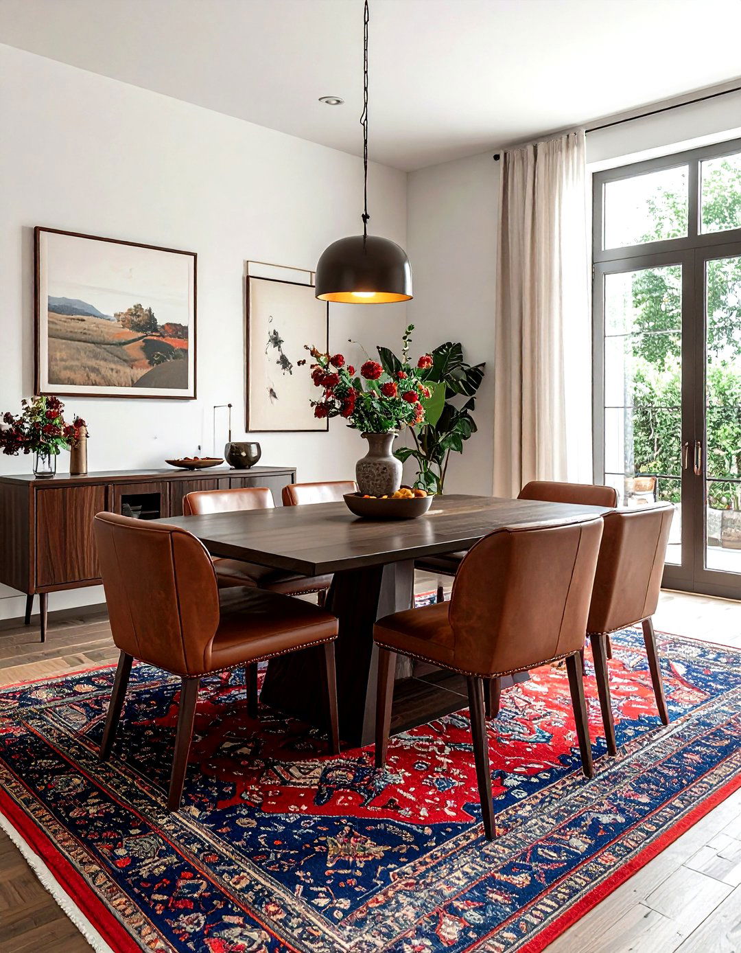 Area rug dining room - 30 intimate dining room ideas