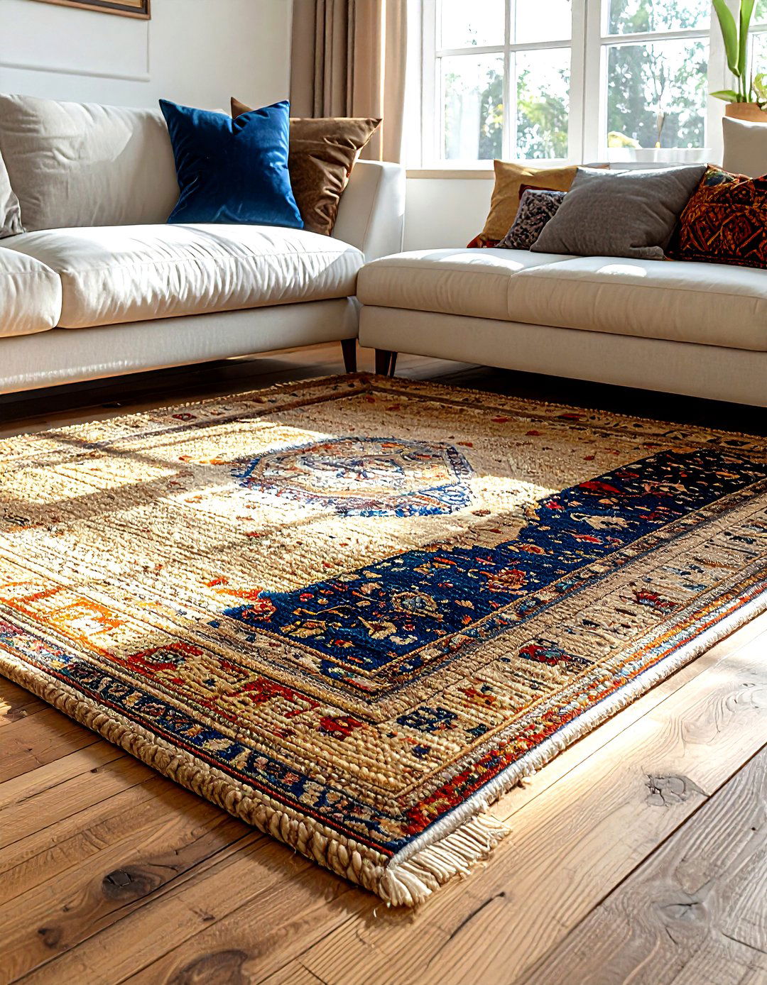 Area rug layering - 30 affordable decor ideas
