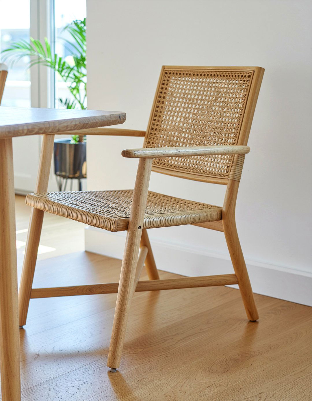 Armless cane chair - 30 cane dining chair ideas