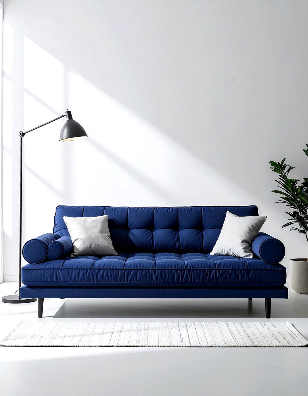 Armless futon sofa - 30 living room futon ideas