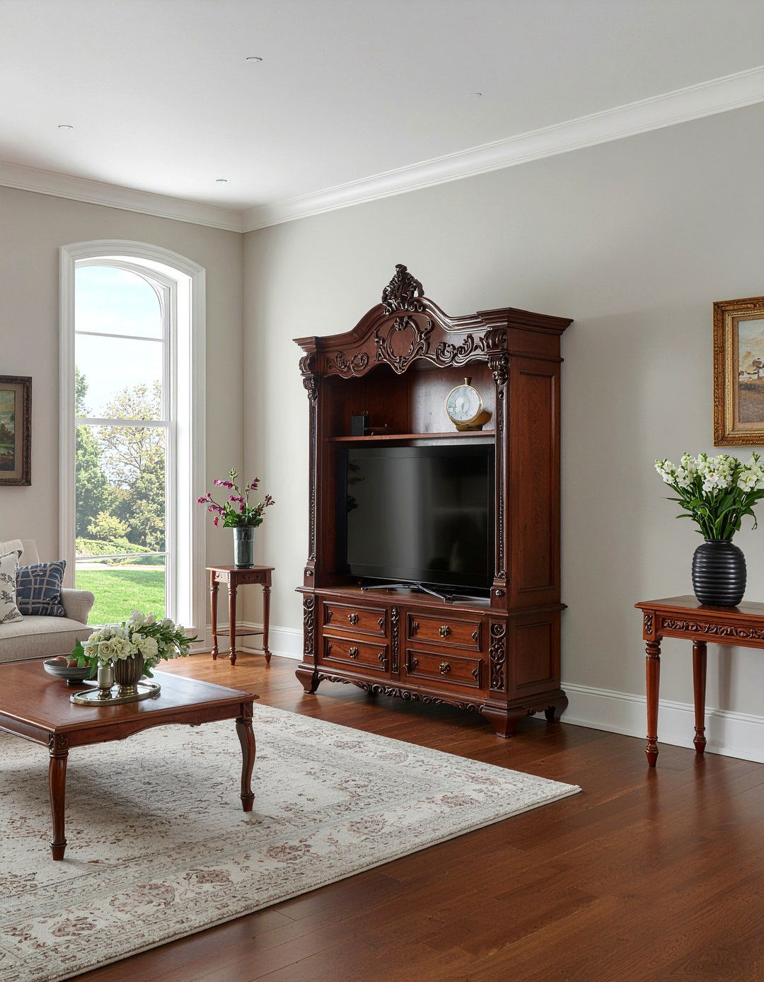 Armoire Cabinet - 30 living room traditional furniture ideas