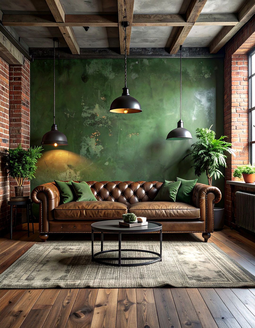 Army green living room - 30 living room green walls