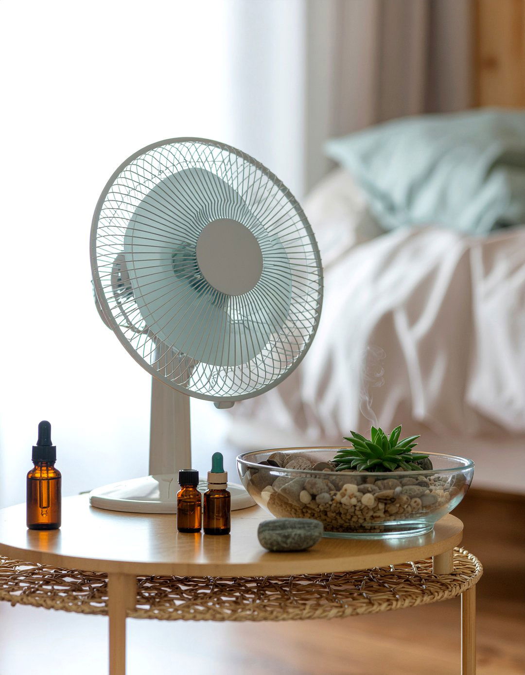 Aromatherapy desk fan - 30 bedroom desk fans