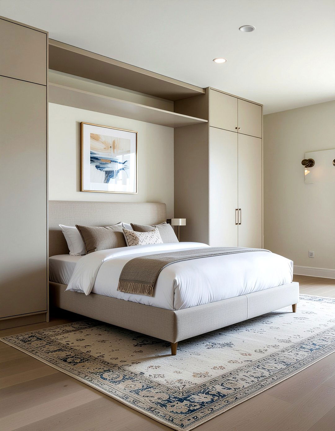 Around The Bed Storage - 30 bedroom built-in cabinets