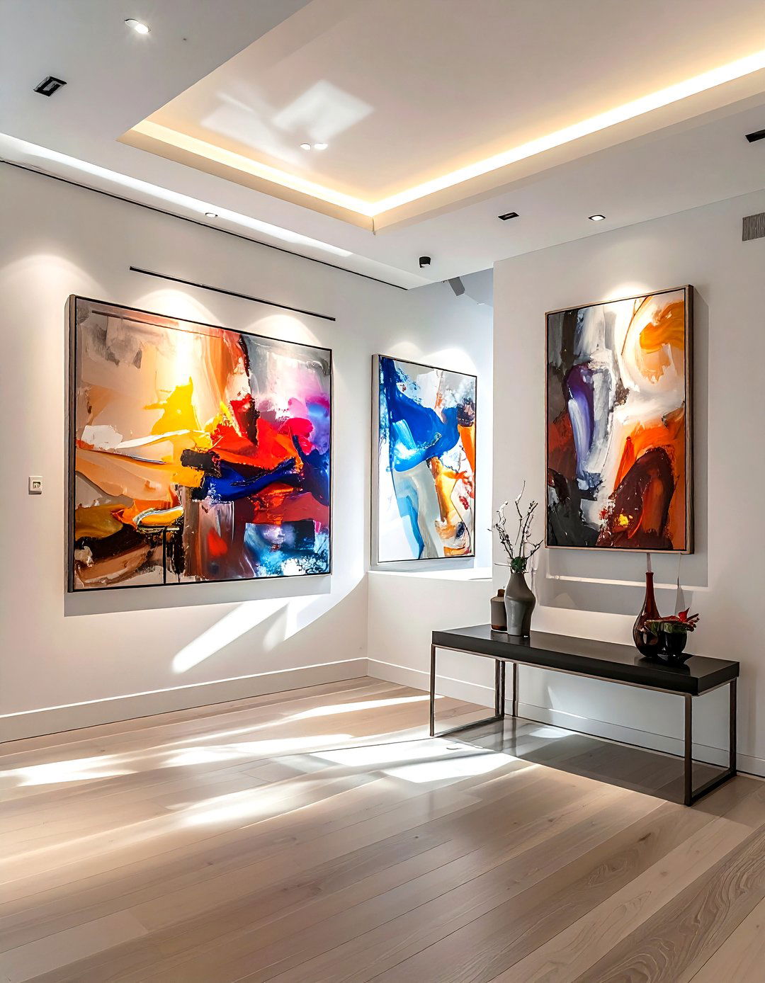 Art Accent Recessed Lighting - 30 living room recessed lighting ideas