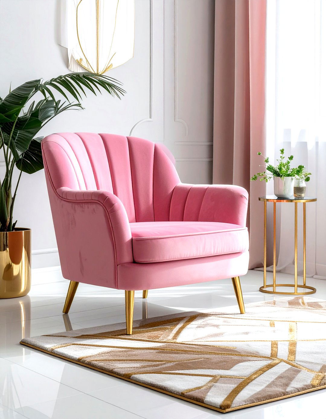 Art Deco Armchair - 30 living room luxury furniture ideas