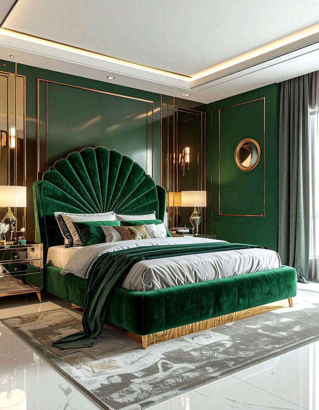 Art Deco Bedroom - 30 model home bedroom ideas