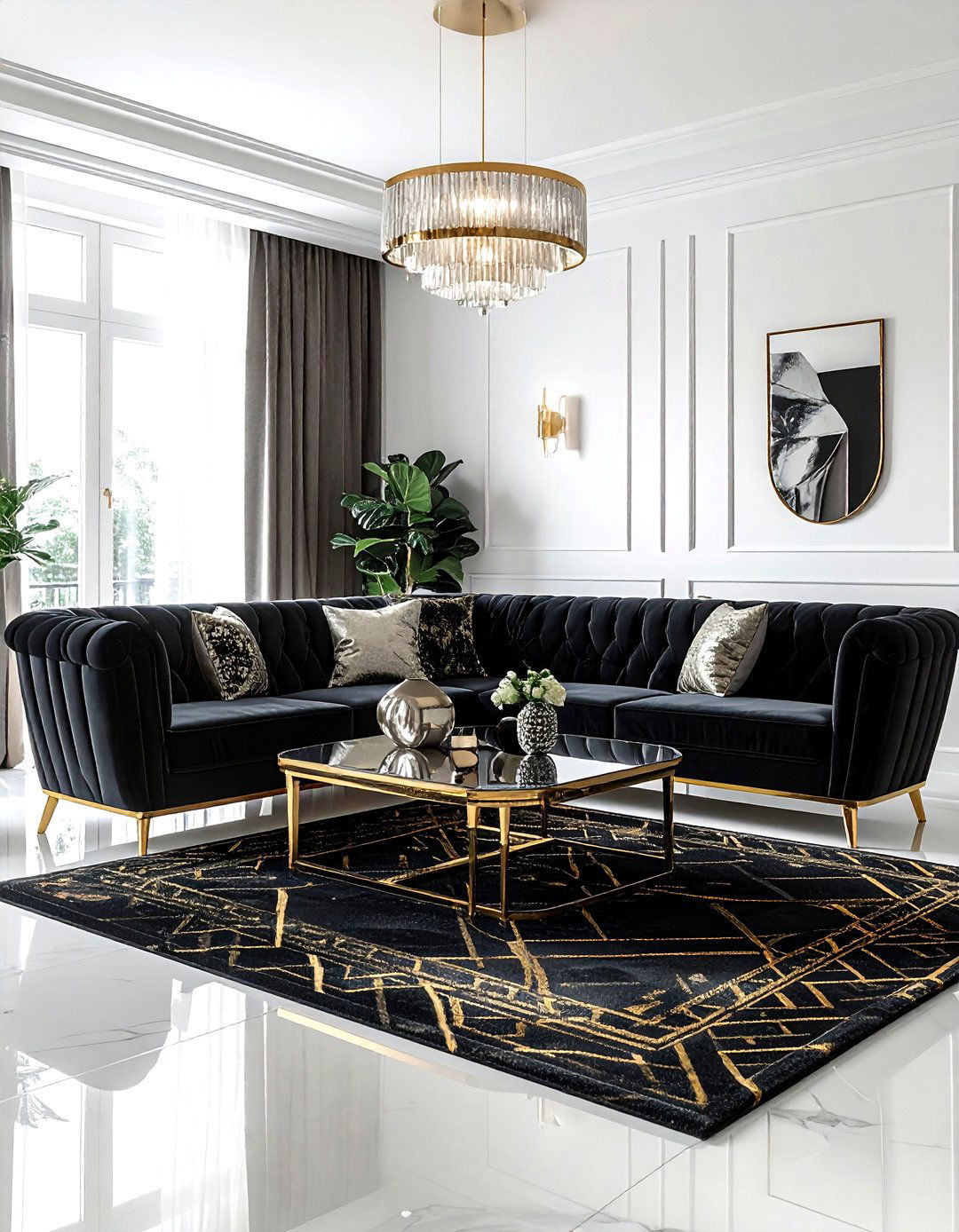 Art Deco Camelback Sofa - 30 living room camelback sofa ideas