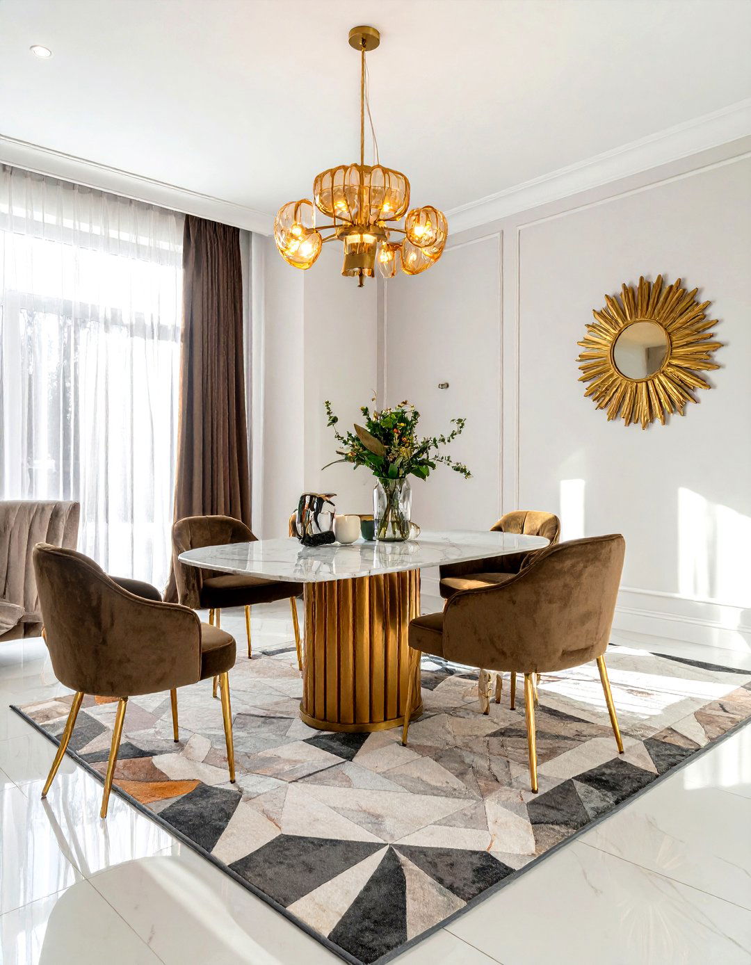 Art Deco Dining - 30 sophisticated dining room ideas