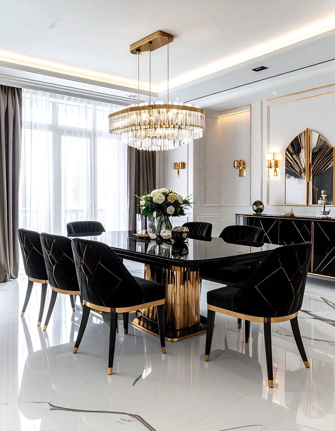 Art Deco Dining Room - 30 architect designed dining room ideas