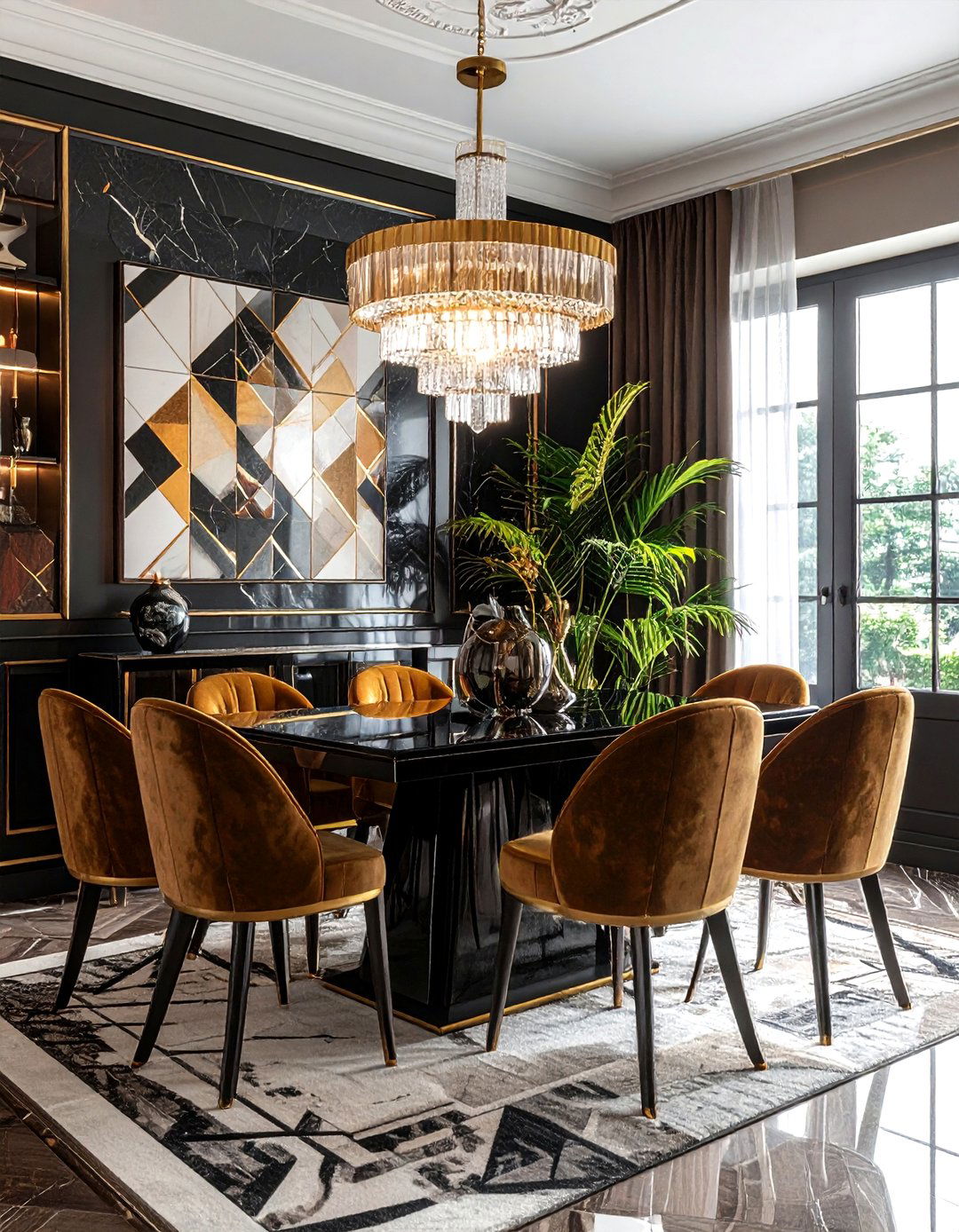 Art Deco Dining Room - 30 designer dining room ideas