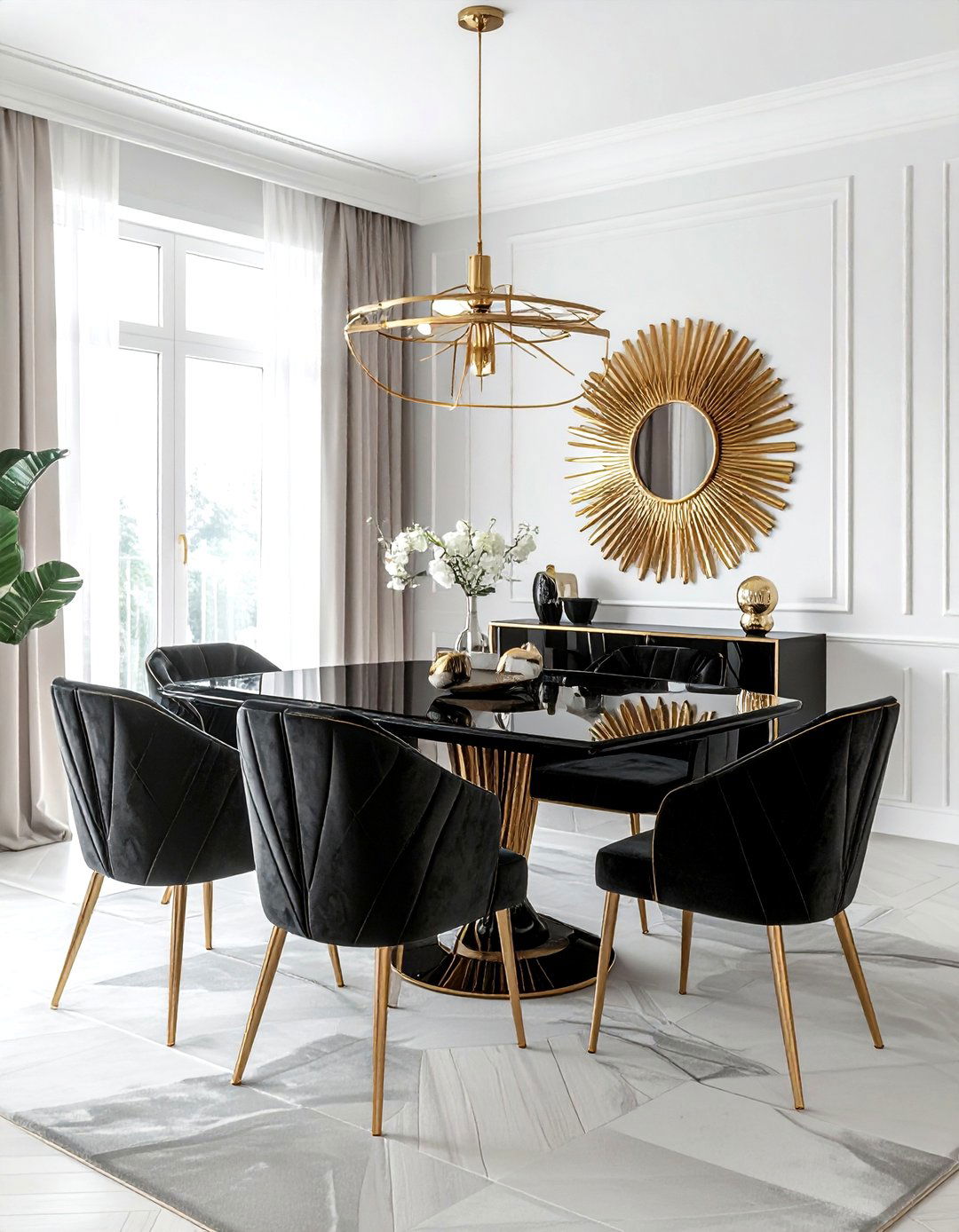 Art Deco Dining Room - 30 dining room formal entertaining ideas