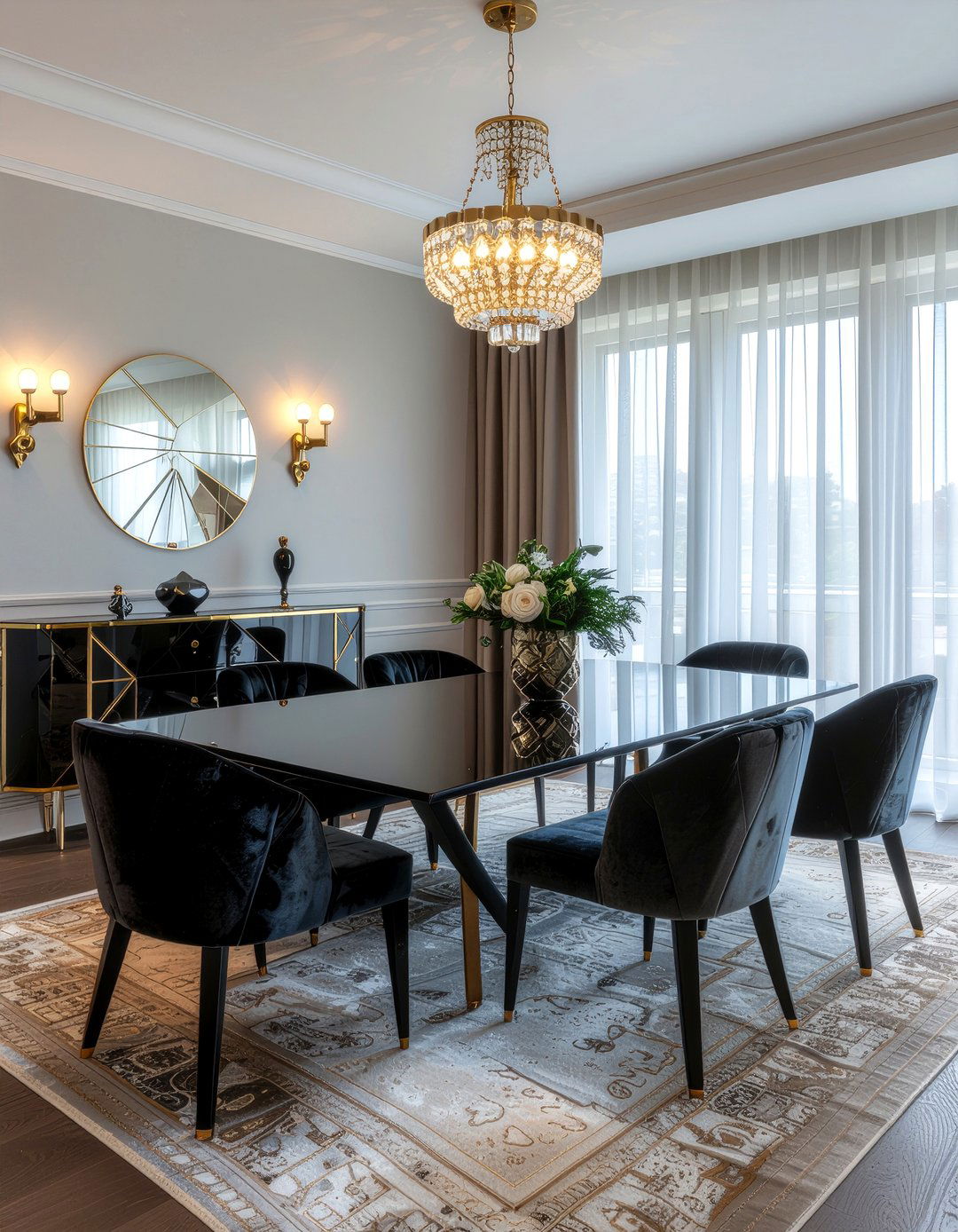 Art Deco Dining Room - 30 dining room niche ideas