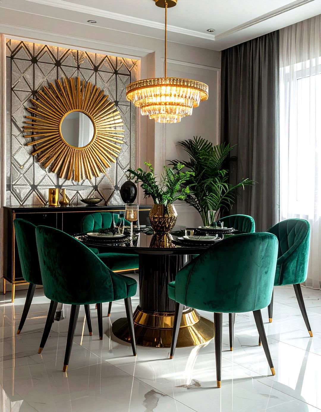 Art Deco Dining Room - 30 beautiful dining room ideas