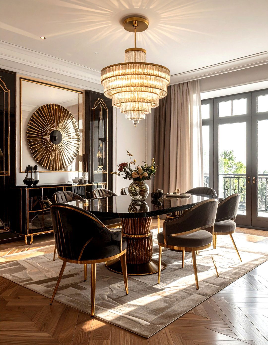 Art Deco Dining Room - 30 gorgeous dining room ideas