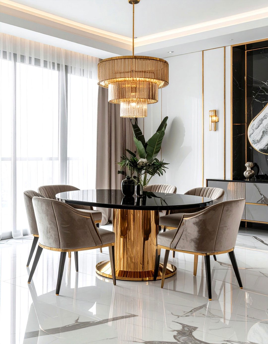 Art Deco Dining Room - 30 professional dining room ideas