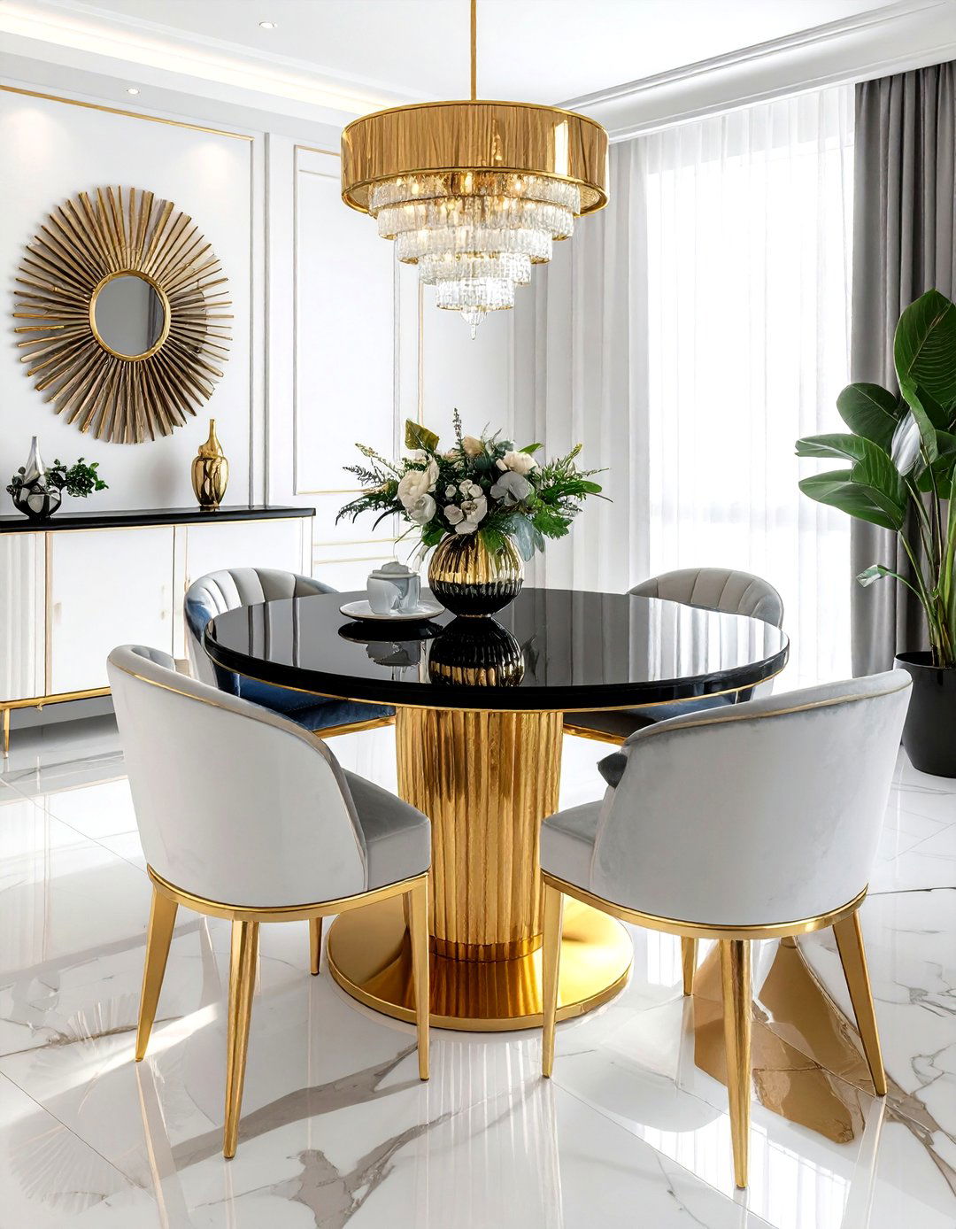 Art Deco Dining Room - 30 refreshed dining room ideas