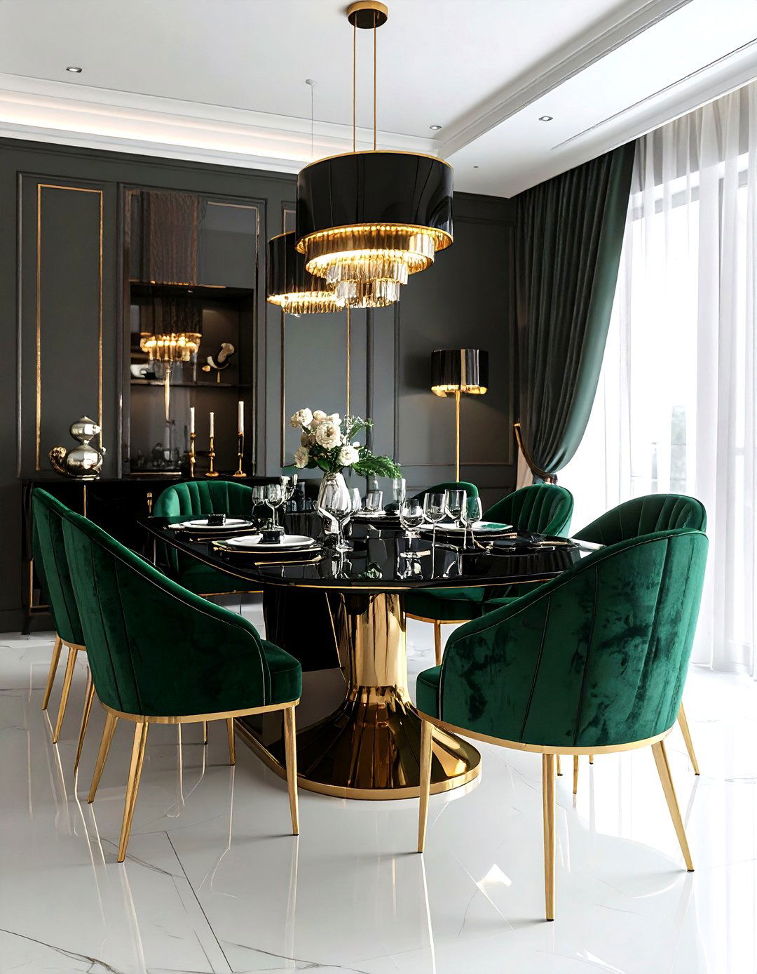 Art Deco Dining Room - 30 breathtaking dining room ideas