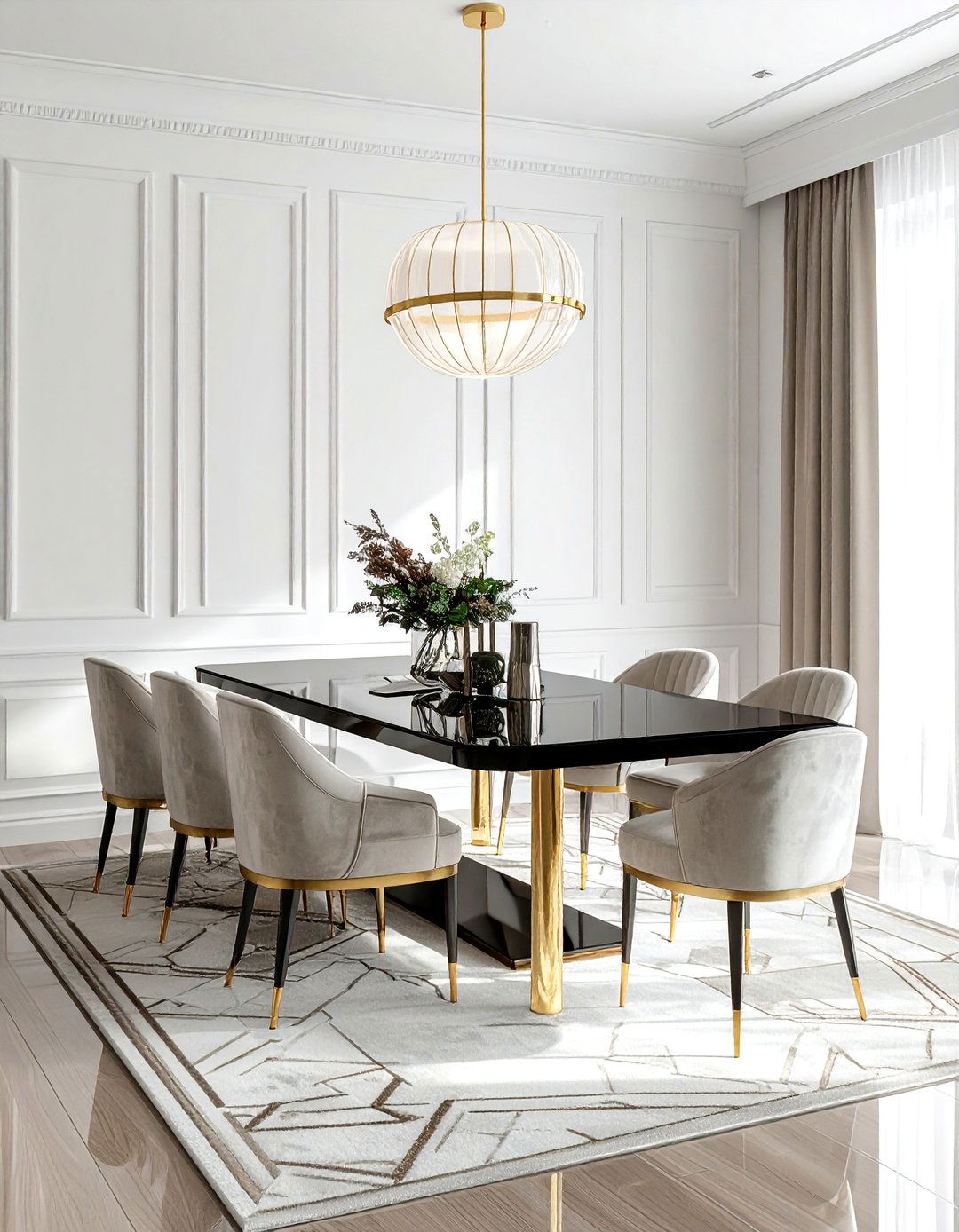 Art Deco Dining Room - 30 reinvented dining room ideas